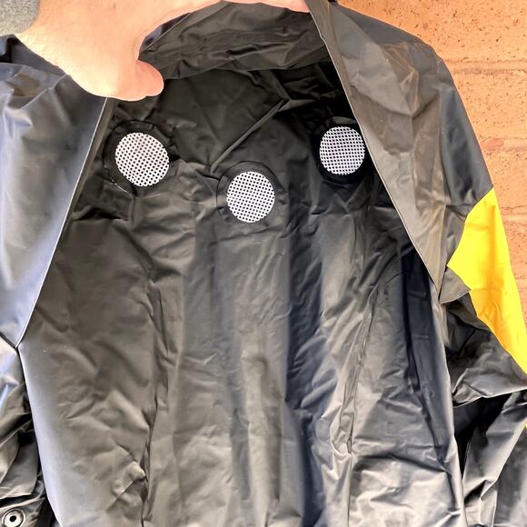 90s Hercules Legendary Journeys Packable Hooded Rain Jacket Coat Mens XXXL - Picture 8 of 11